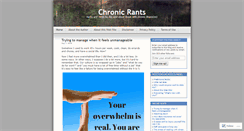 Desktop Screenshot of chronicrants.com